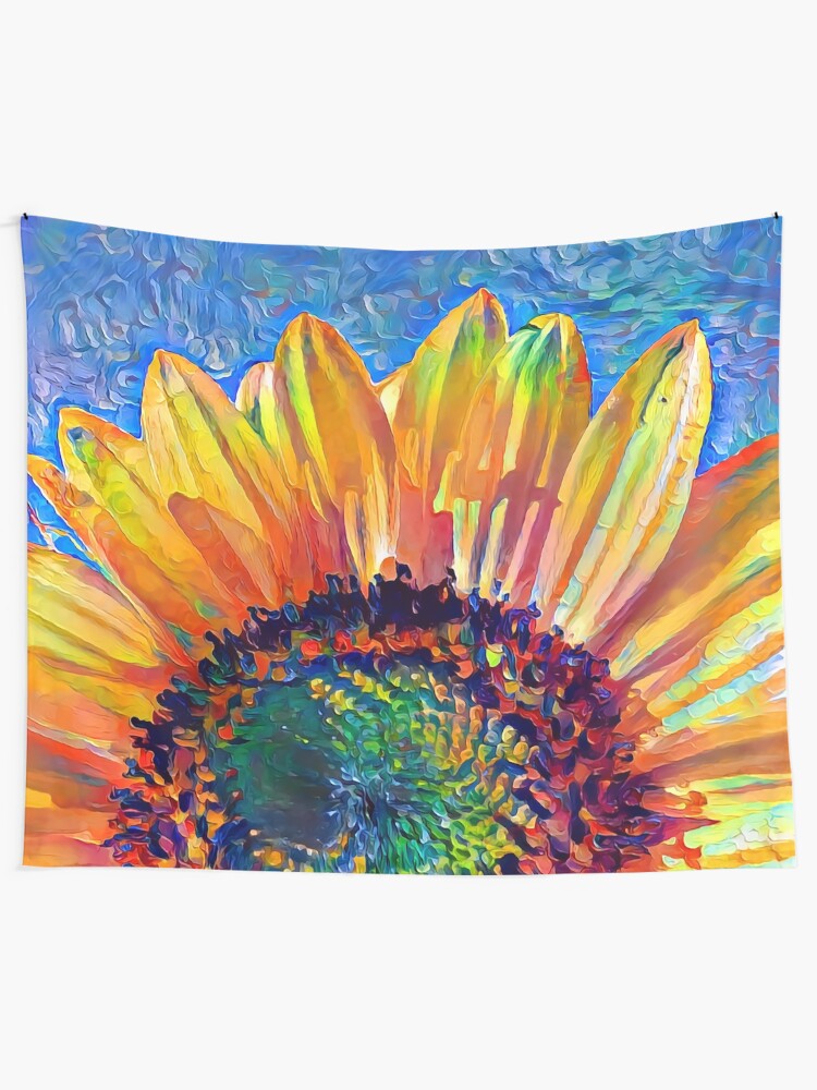 Alternate view of Solar eyelashes Tapestry