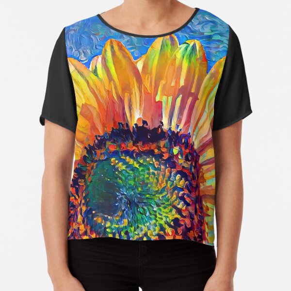 Solar eyelashes Chiffon Top