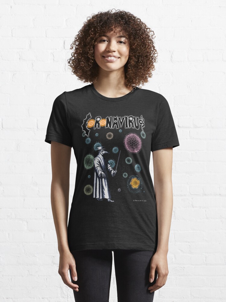 Thumbnail 6 of 7, Essential T-Shirt, Coronavirus designed and sold by ArtToons.