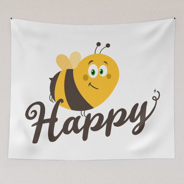 Item preview, Be Happy / Bumble Bee Happy! designed and sold by andycdesigns.