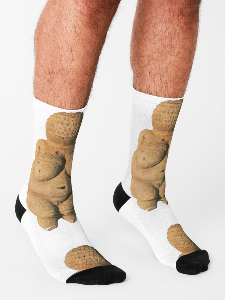 Alternate view of #Venus of #Willendorf #artifact sculpture art figurine statue humanbody #VenusofWillendorf Socks