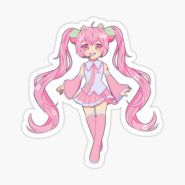 Kawaii Sakura Miku - Miku Sakura - Sticker