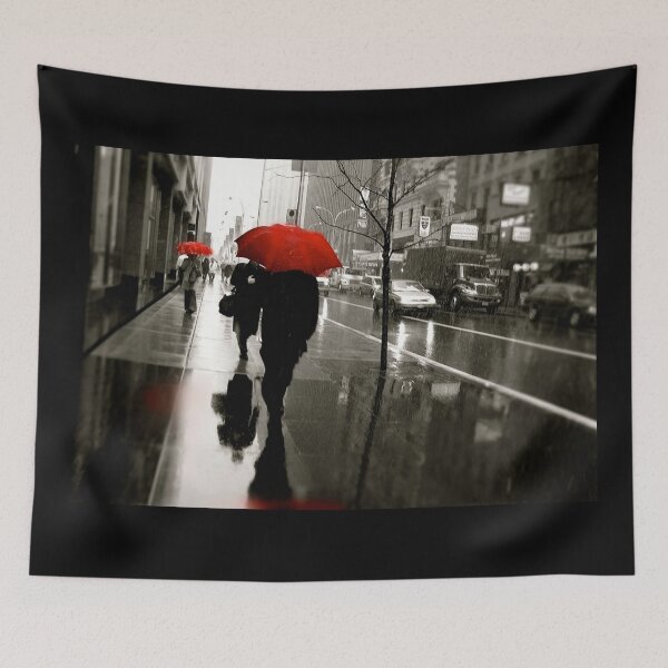 Item preview, Red Umbrella Rainy Day New York City designed and sold by Ryan Biddle.