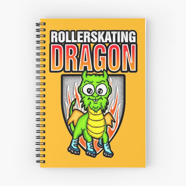 Item preview, ROLLERSKATING DRAGON designed and sold by BeaverNight.