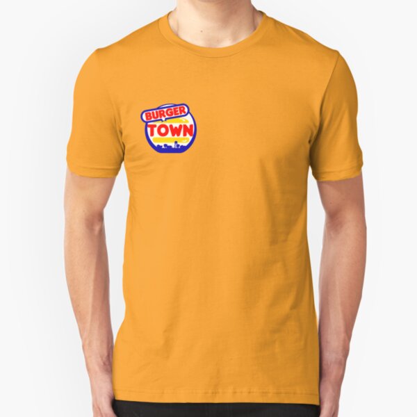 Burger Town Slim Fit T-Shirt