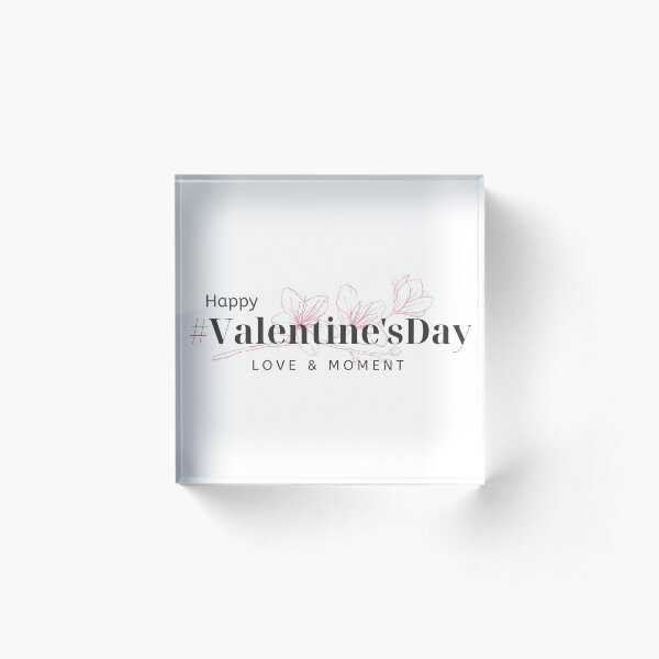 Valentine'sDay Acrylic Block
