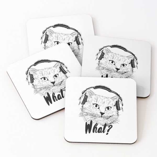 Item preview, CAT LISTENING TO MUSIC designed and sold by ScaffoldMob.