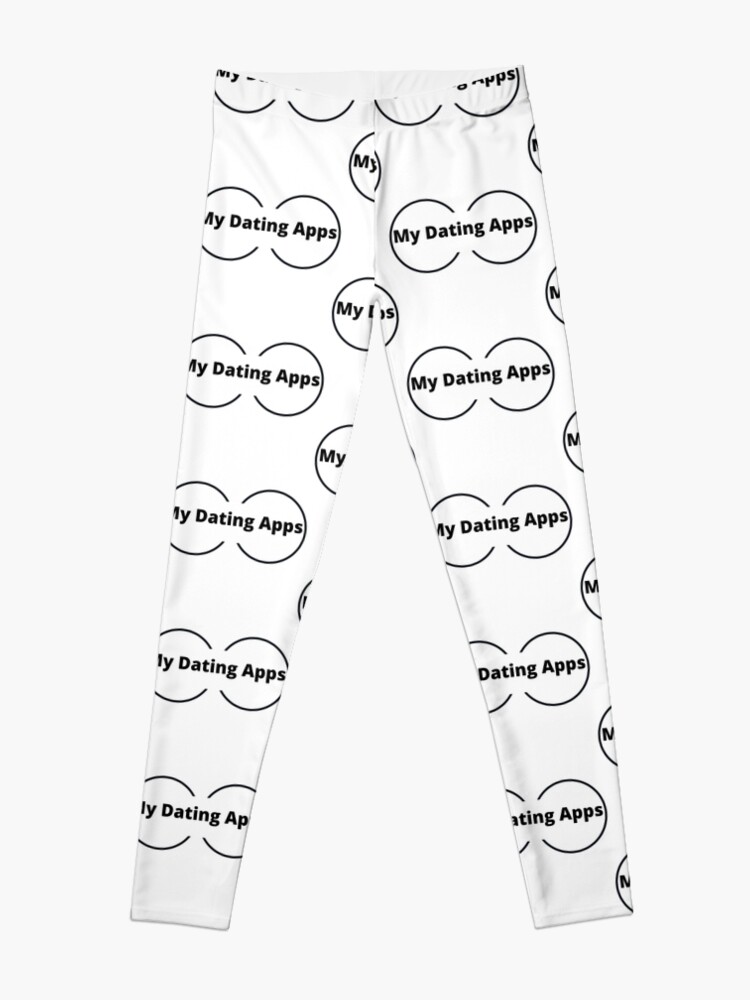 Alternate view of MY DATING APPS for women Leggings