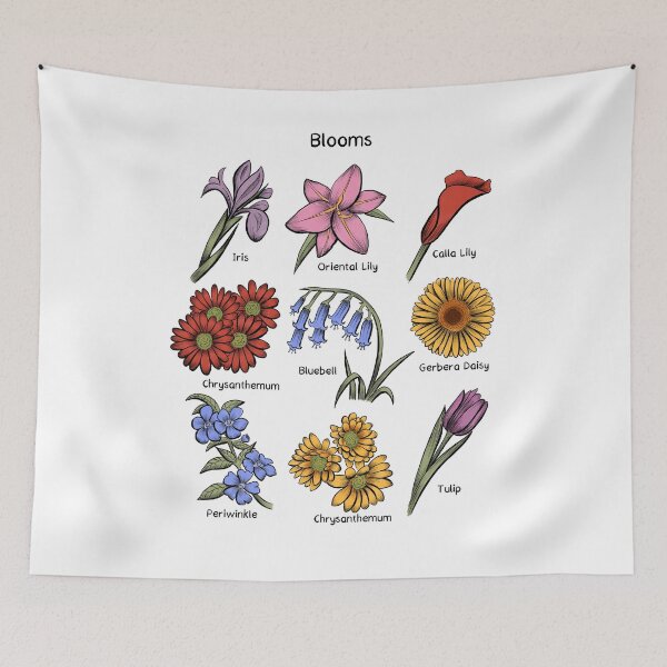 Item preview, Blooms Botanical Vintage Floral Botanists  designed and sold by basselelkadi.