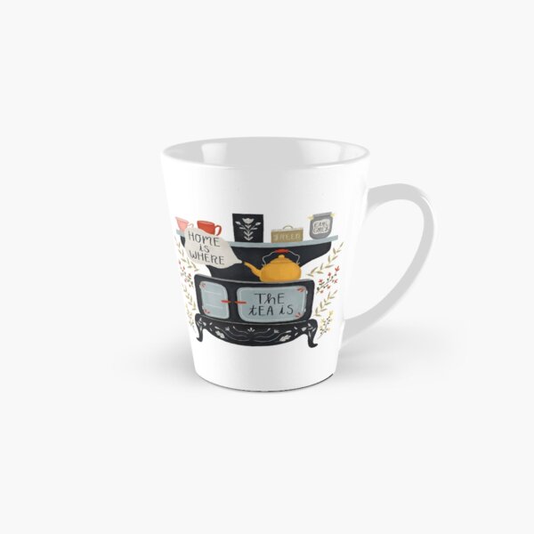 Vista previa del artículo con la obra «El hogar está donde está el té», diseñado y vendido por ohjessmarie.