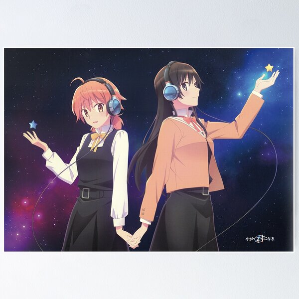  Bloom Into You - Yagate Kimi Ni Naru Anime Poster Wall Art  Poster Scroll Canvas Painting Picture Living Room Decor Home  Framed/Unframed 20x30inch(50x75cm) : Hogar y Cocina