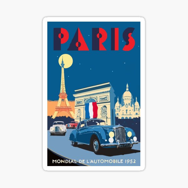 Artikel-Vorschau von 1952 Bentley R Typ Continental - Paris Mondial de l'Automobile Travel, designt und verkauft von digitalvintage.