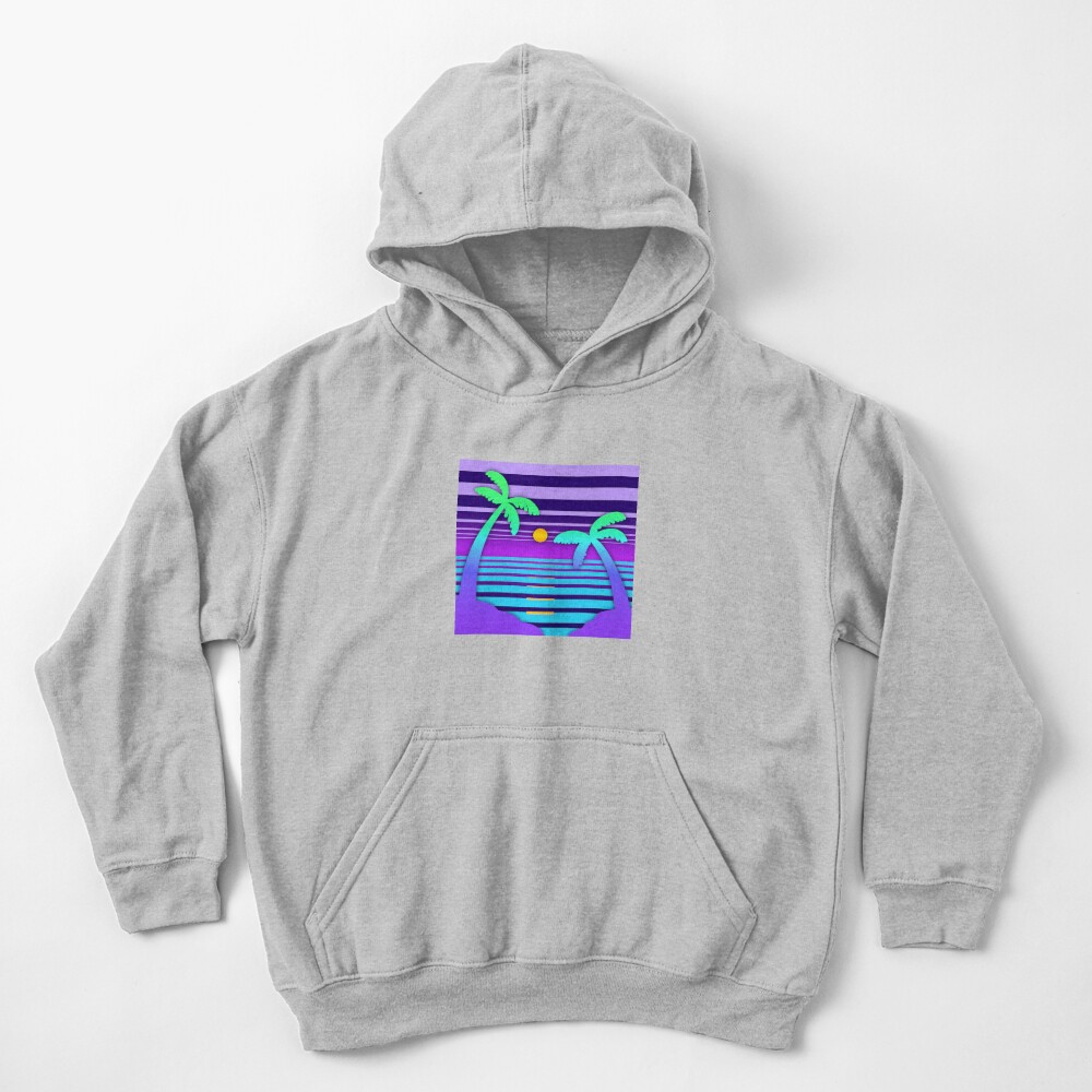 vaporwave sunset hoodie