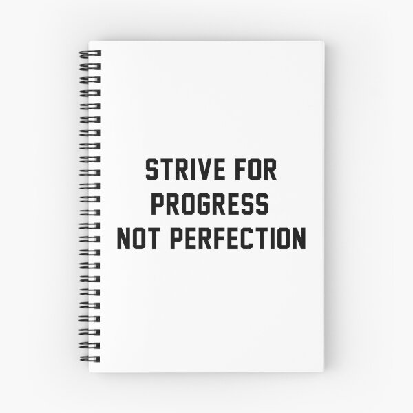 Item preview, Strive for progress not perfection designed and sold by Pameli.