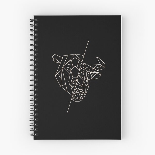 Item preview, Geometric bear and bull designed and sold by Frergo.