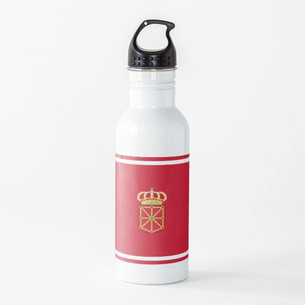 Pegatinas, regalos y otros productos de la bandera de Navarra Botella de agua