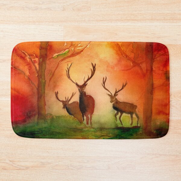 Item preview, Autumn Woodland Watercolour Painting designed and sold by Alison Langridge.