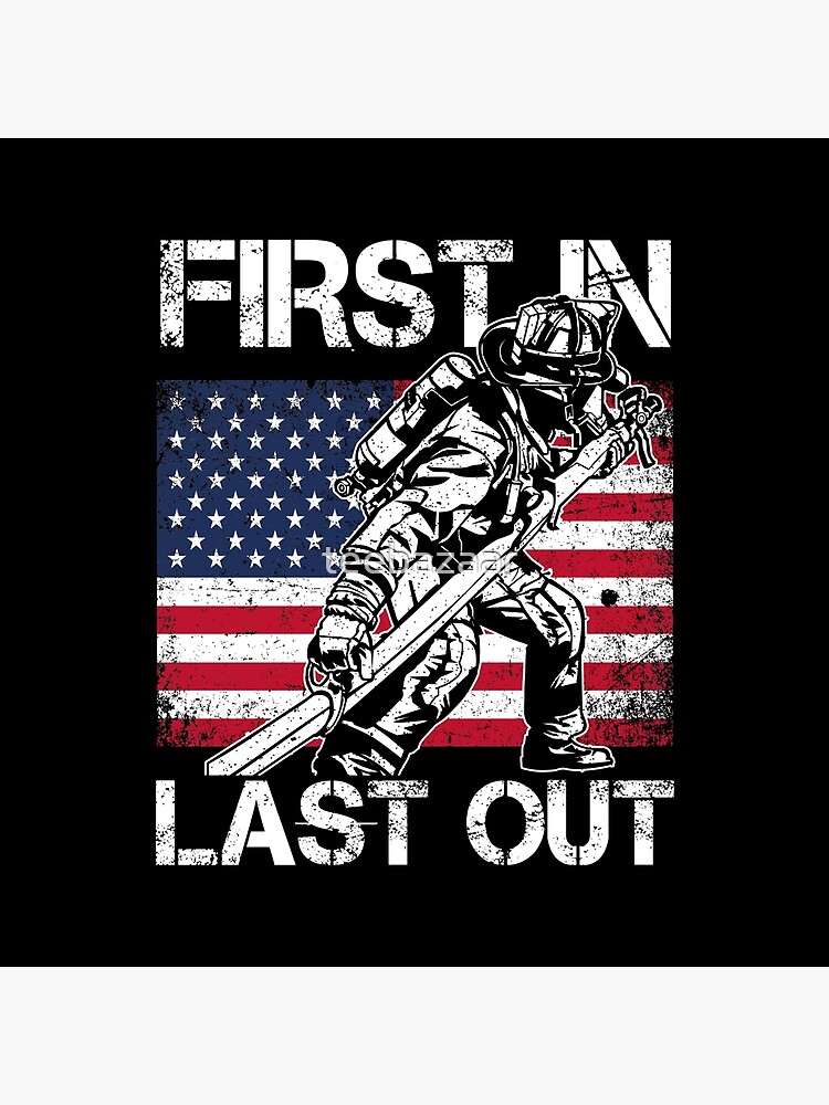 Disover First In Last Out Throw Pillow