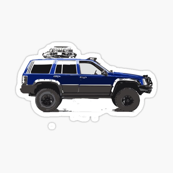 "Jeep ZJ lifted" Sticker for Sale by jMallios1 Redbubble