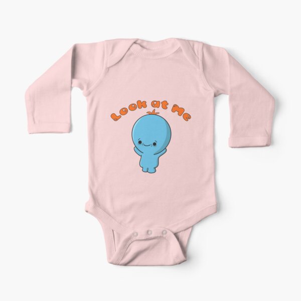Rick et Morty Baby Meeseeks me regardent Body manches longues