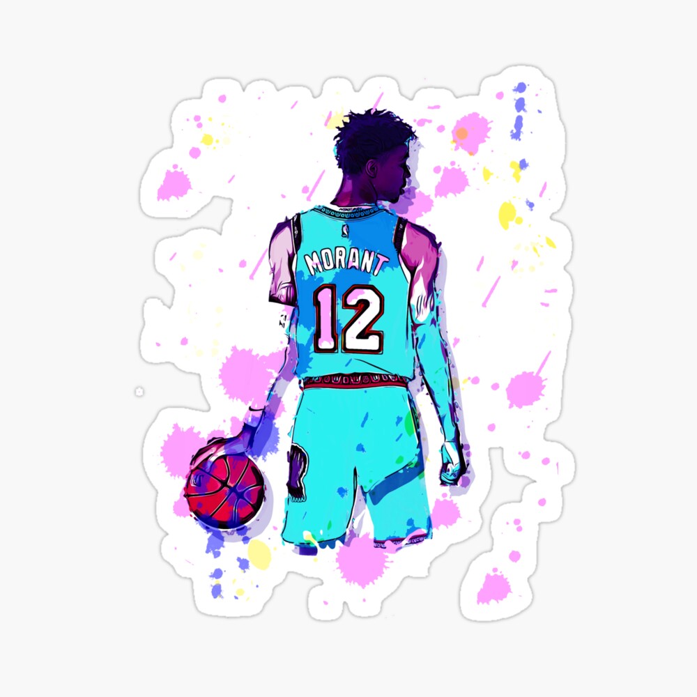 Ja Morant Digital Poster Svg -  Denmark