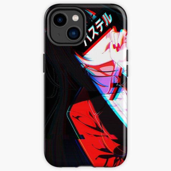 "CRIMSON" - Aesthetic Cyberpunk Kakegurui Design iPhone Tough Case