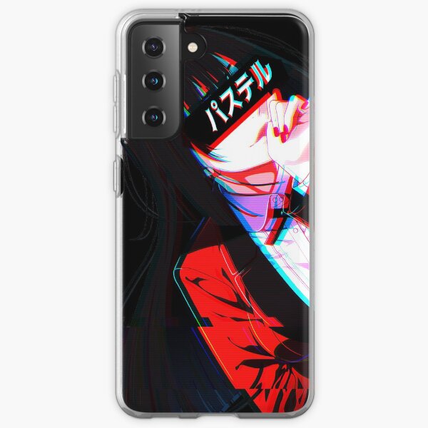 "CRIMSON" - Aesthetic Cyberpunk Kakegurui Design Samsung Galaxy Soft Case