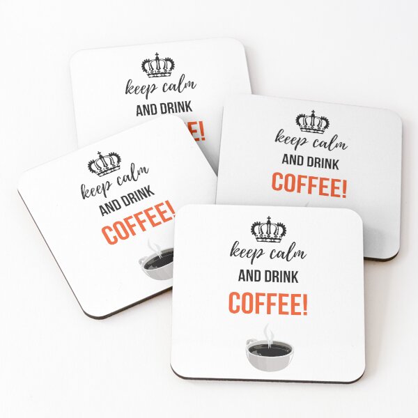 Item preview, Keep Calm And Drink Coffee! designed and sold by PinkPandaPress.