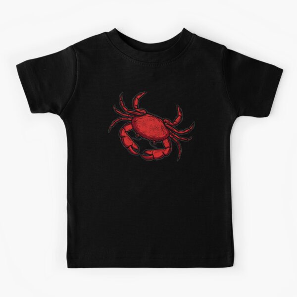 Vaporwave Hermit Crab Aesthetic Goth Crustacean Kids T Shirt By Dinosareforever Redbubble - we heart crustaceans t shirt roblox