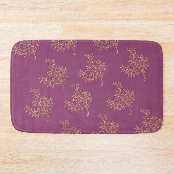 Item preview, Purple cassis gold glitter coral reefs pattern design designed and sold by ankka.