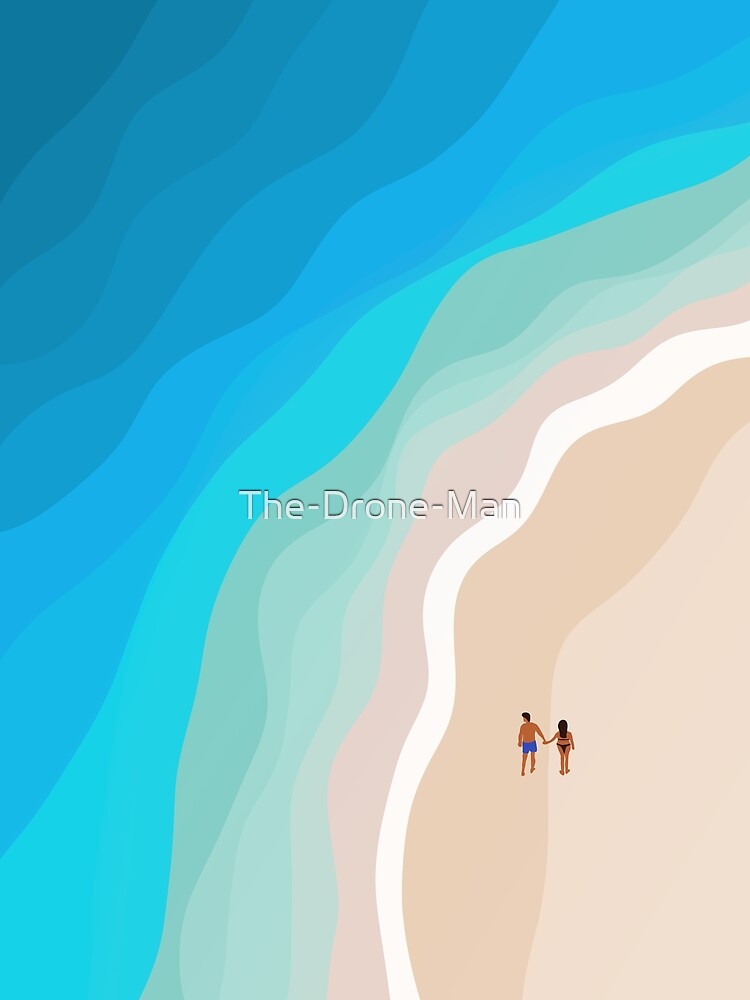 The Island | Aerial Illustration by The-Drone-Man