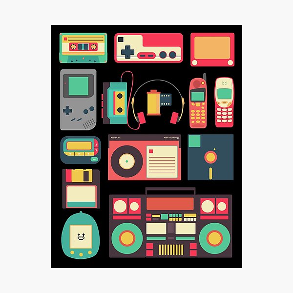RETRO TECHNOLOGY 1.0 Photographic Print