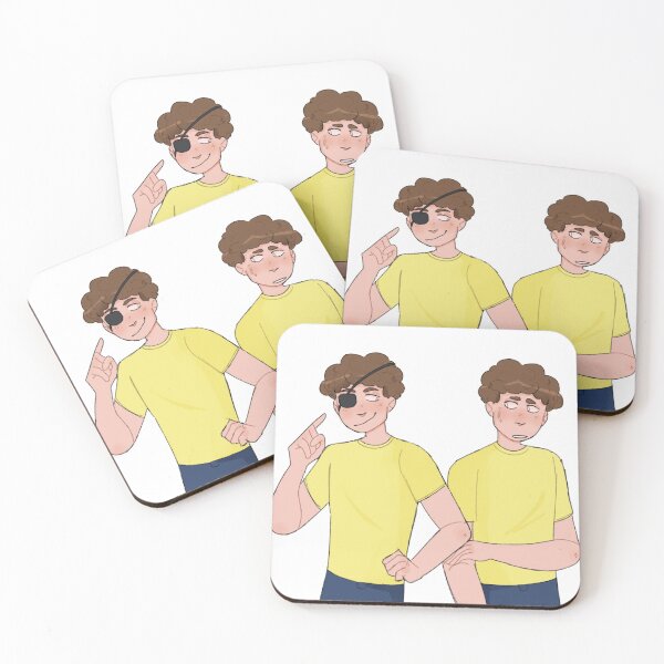 evil morty and morty Coasters (Set of 4)