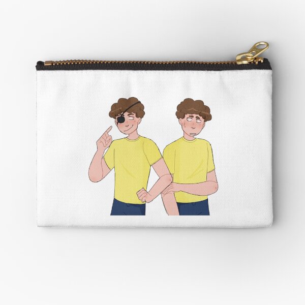 evil morty and morty Zipper Pouch