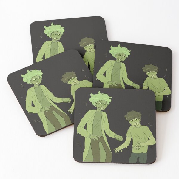 toxic rick and morty Coasters (Set of 4)