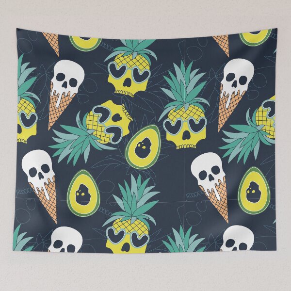 Item preview, Summer Time Skulls designed and sold by HawaiianHorror.