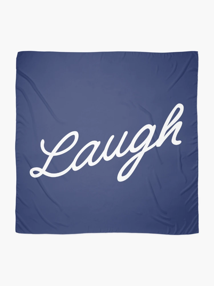 Thumbnail 2 of 3, Scarf, Laugh Script designed and sold by npdstudio.