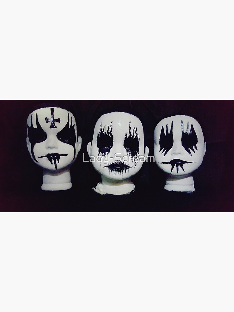Corpse Paint Black Metal Doll Heads ~ Lady Scream by Lady-Scream