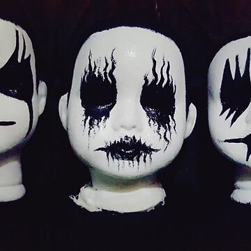 Artwork thumbnail, Corpse Paint Black Metal Doll Heads ~ Lady Scream by Lady-Scream