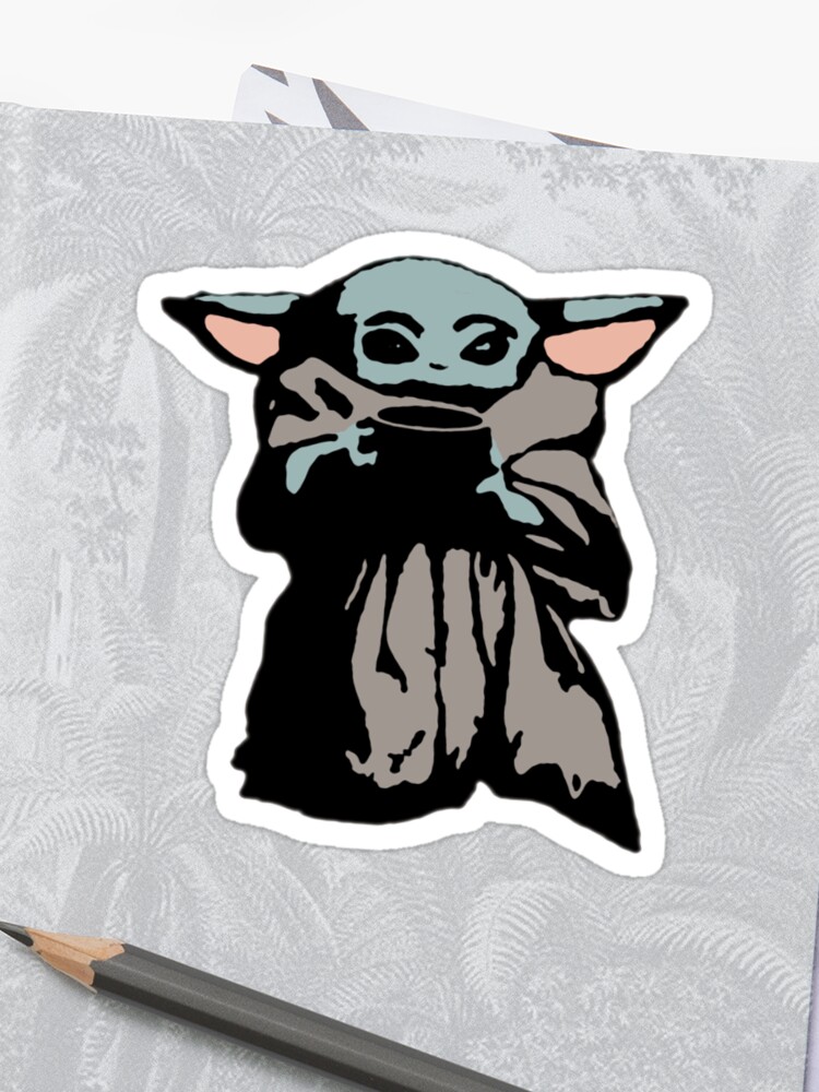 Download Baby Illustration Baby Yoda Outline - Download ...