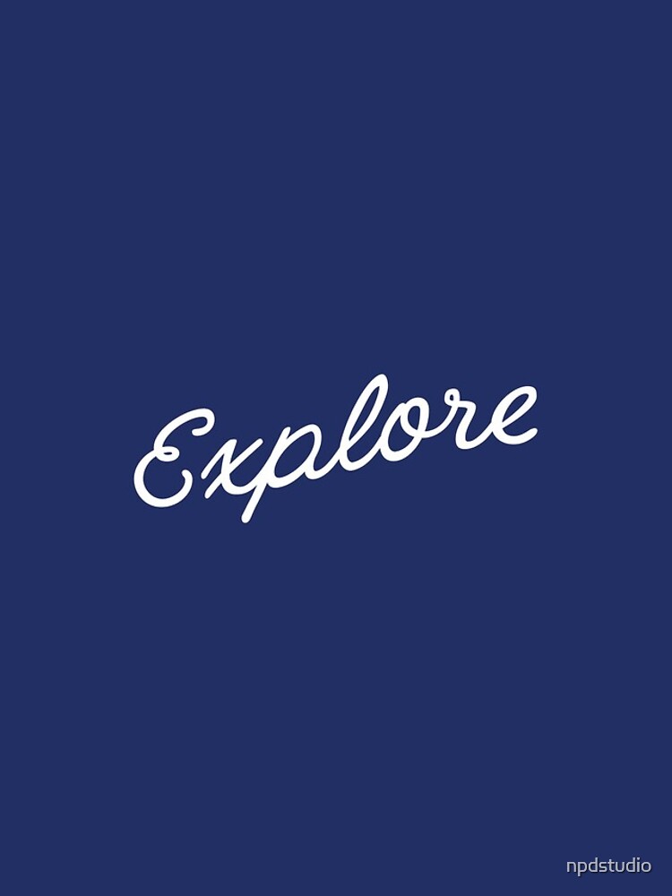 Thumbnail 4 of 4, iPhone Case, Explore Script designed and sold by npdstudio.