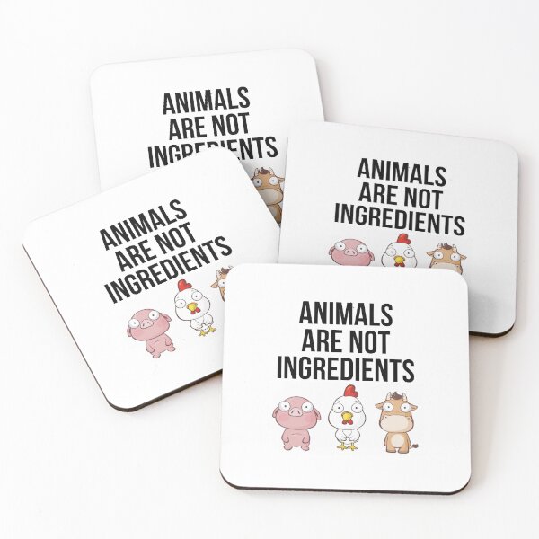 Item preview, Animals Are Not Ingredients Animal Activist Vegan Vegetarian designed and sold by RBEnt.