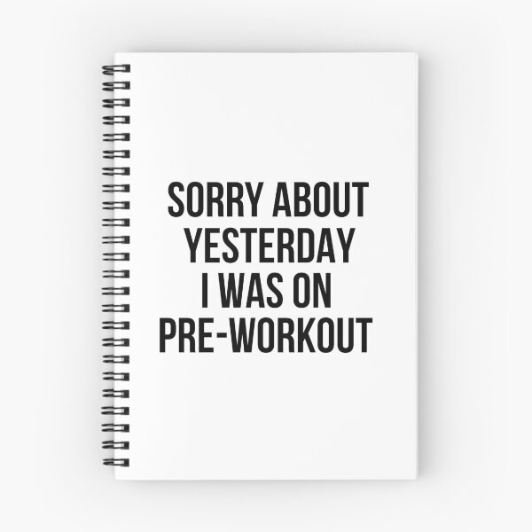 Item preview, I was on pre-workout designed and sold by jackknite.
