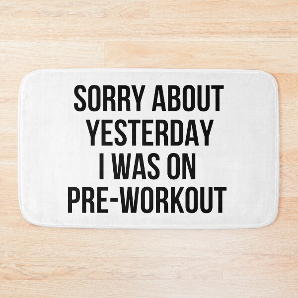 Item preview, I was on pre-workout designed and sold by jackknite.