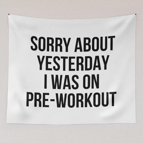 Item preview, I was on pre-workout designed and sold by jackknite.