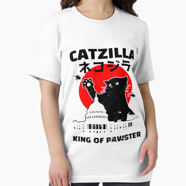 Item preview, CATZILLA KING OF PAWSTER designed and sold by romboshirt.