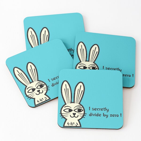 Item preview, My name is rabbit, I divide by zero! designed and sold by tos42.