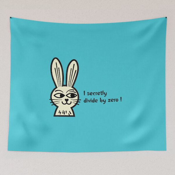 Item preview, My name is rabbit, I divide by zero! designed and sold by tos42.
