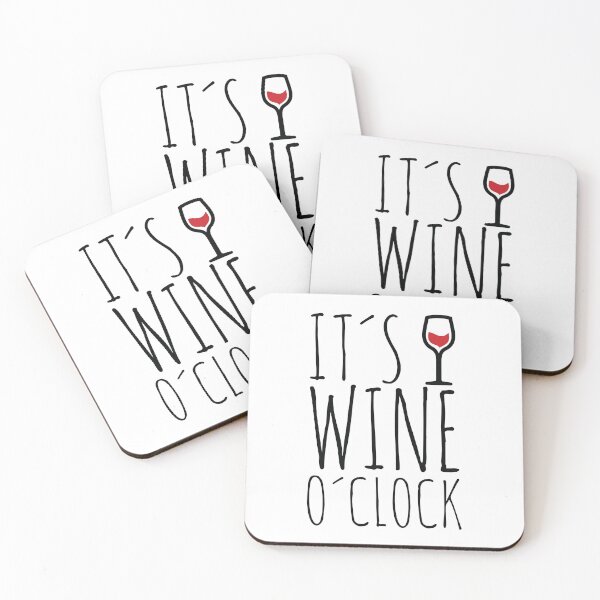Item preview, It's Wine o'Clock Wine Quote designed and sold by HiFiTees.