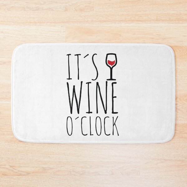 Item preview, It's Wine o'Clock Wine Quote designed and sold by HiFiTees.